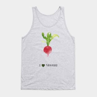 Radish - I love veggies Tank Top